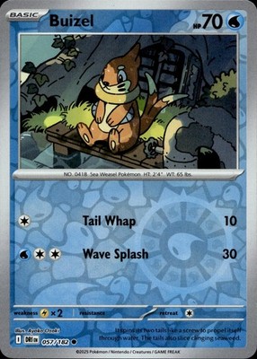 Buizel 057/182 Destined Rivals Ungraded