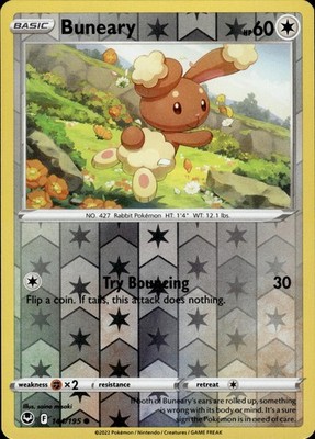 Buneary 144/195 Silver Tempest Ungraded