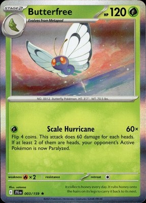 Butterfree 003/159 Journey Together Ungraded