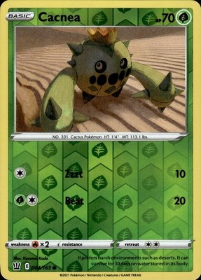 Cacnea 004/163 Battle Styles Ungraded
