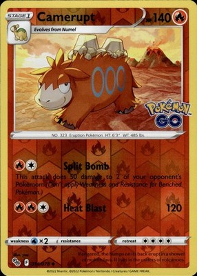 Camerupt 014/078 Pokemon GO Ungraded