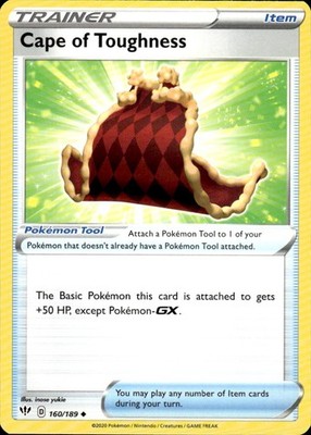 Cape of Toughness 160/189 Darkness Ablaze Ungraded