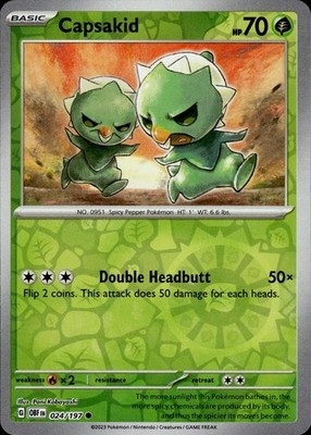 Capsakid 024/197 Obsidian Flames Ungraded