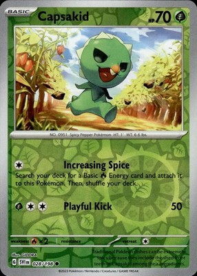 Capsakid 028/198 Scarlet & Violet Ungraded