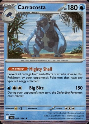 Carracosta 023/086 Black Bolt Ungraded