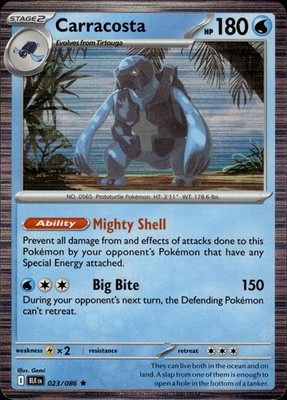 Carracosta 023/086 Black Bolt Ungraded