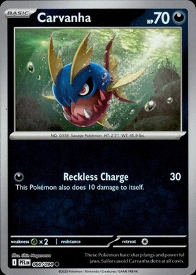 Carvanha 060/094 Phantasmal Flames Ungraded