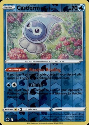 Castform Rainy Form 033/198 Chilling Reign Ungraded