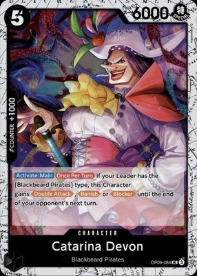 Catarina Devon (Pirate Foil) OP09-084 Premium Booster -The Best- Vol. 2 Ungraded
