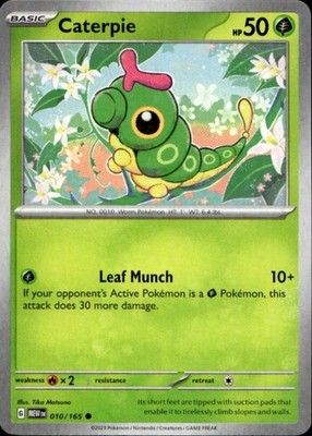 Caterpie 010/165 151 Ungraded