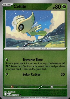 Celebi 012/132 Mega Evolution Ungraded