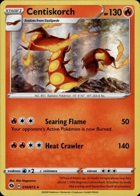 Centiskorch 010/073 Champion's Path Ungraded