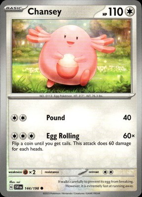 Chansey 144/198 Scarlet & Violet Ungraded
