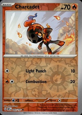 Charcadet 043/197 Obsidian Flames Ungraded