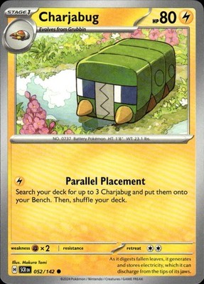 Charjabug 52/142 Stellar Crown Ungraded