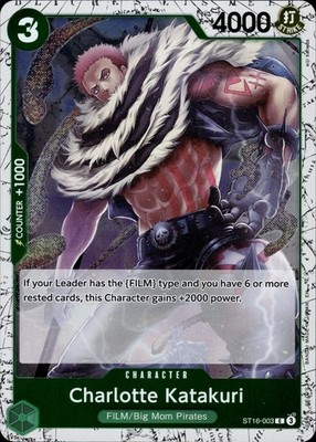 Charlotte Katakuri (Pirate Foil) ST16-003 Premium Booster -The Best- Vol. 2 Ungraded