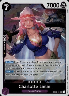 Charlotte Linlin EB03-034 Extra Booster: One Piece Heroines Edition Ungraded