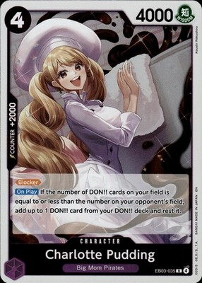 Charlotte Pudding EB03-035 Extra Booster: One Piece Heroines Edition Ungraded