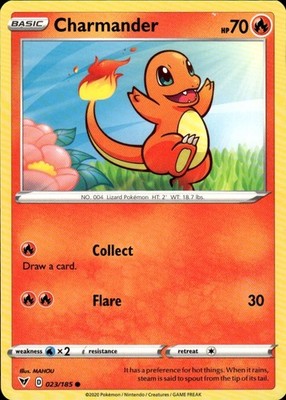 Charmander 023/185 Vivid Voltage Ungraded