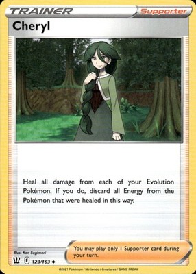Cheryl 123/163 Battle Styles Ungraded