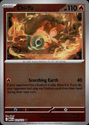 Chi-Yu 031/132 Mega Evolution Ungraded