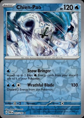 Chien-Pao 057/182 Paradox Rift Ungraded