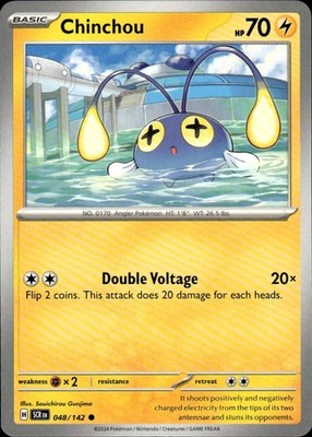 Chinchou 48/142 Stellar Crown Ungraded