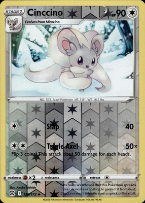 Cinccino 125/172 Brilliant Stars Ungraded