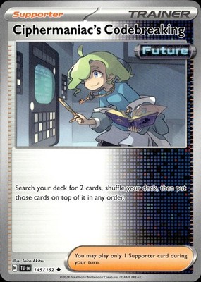 Ciphermaniac's Codebreaking 145/162 Temporal Forces Ungraded