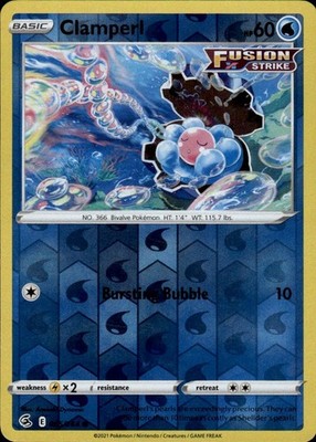 Clamperl 065/264 Fusion Strike Ungraded