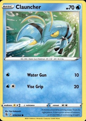 Clauncher 074/264 Fusion Strike Ungraded