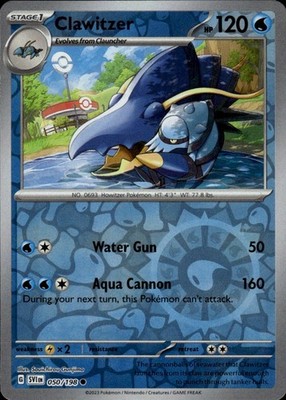 Clawitzer 050/198 Scarlet & Violet Ungraded