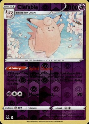 Clefable 063/196 Lost Origin Ungraded