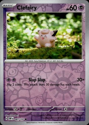 Clefairy 081/197 Obsidian Flames Ungraded