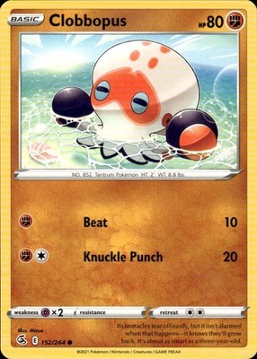 Clobbopus 152/264 Fusion Strike Ungraded