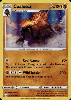 Coalossal 080/163 Battle Styles Ungraded