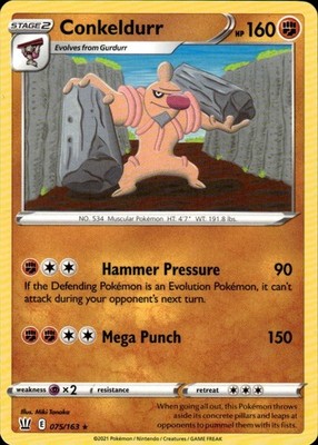 Conkeldurr 075/163 Battle Styles Ungraded