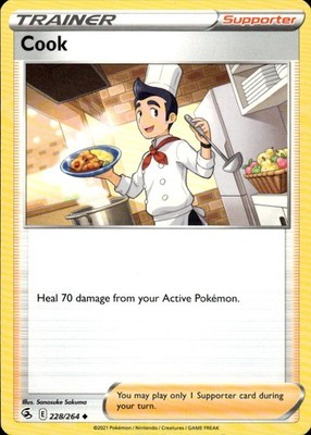 Cook 228/264 Fusion Strike Ungraded