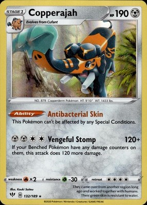 Copperajah 132/189 Darkness Ablaze Ungraded
