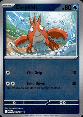 Corphish 033/132 Mega Evolution Ungraded