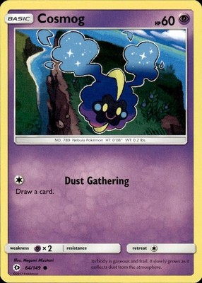 Cosmog 64/149 SM Base Set Ungraded