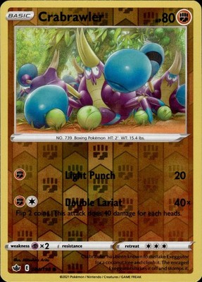 Crabrawler 084/198 Chilling Reign Ungraded