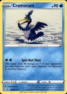 Cramorant 028/072 Shining Fates Ungraded