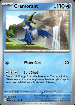 Cramorant 058/167 Twilight Masquerade Ungraded