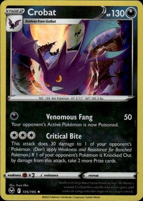 Crobat 105/195 Silver Tempest Ungraded