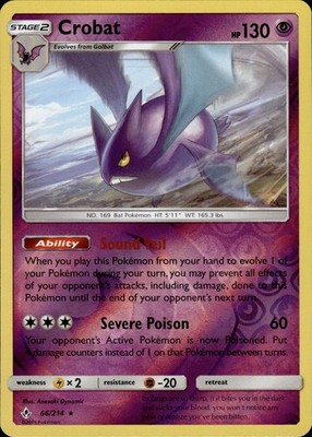 Crobat 66/214 Unbroken Bonds Ungraded