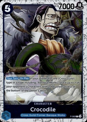 Crocodile (Pirate Foil) P-082 Premium Booster -The Best- Vol. 2 Ungraded