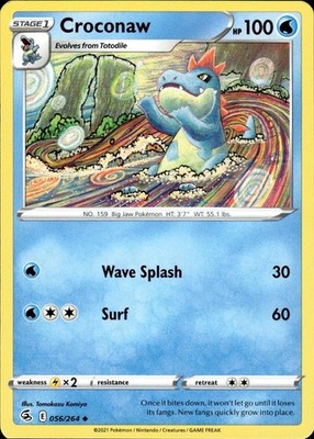 Croconaw 056/264 Fusion Strike Ungraded