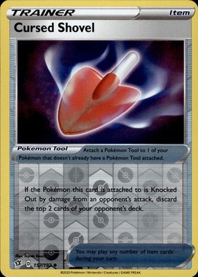 Cursed Shovel 157/192 Rebel Clash Ungraded