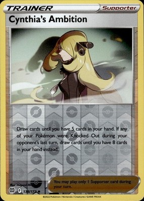 Cynthia's Ambition 138/172 Brilliant Stars Ungraded